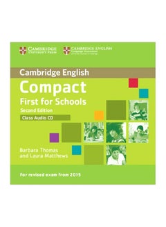 Compact First for Schools Class Audio CD Second Edition Cambridge English 