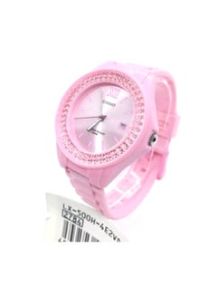 Casio Women S Water Resistant Analog Watch Lx 500h 4e2vdf 41 Mm Pink Uae Dubai Abu Dhabi