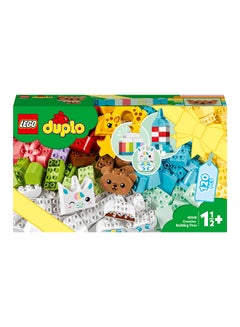 120 Pieces LEGO DUPLO Creative Building Time 10978 Colorful Construction Toy for Preschoolers Aged 18 Months and up 