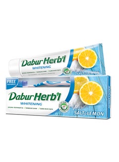 lemon and salt toothpaste