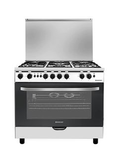 WESTPOINT 5 Burner Gas Cooker 90 x 60cm, Catalytic Cast Iron Grid, Full ...