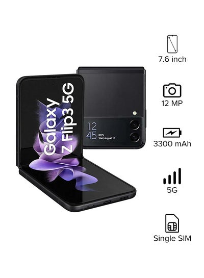 Galaxy Z Flip 3 5g Single Sim Phantom Black 8gb Ram 256gb International Version Maller