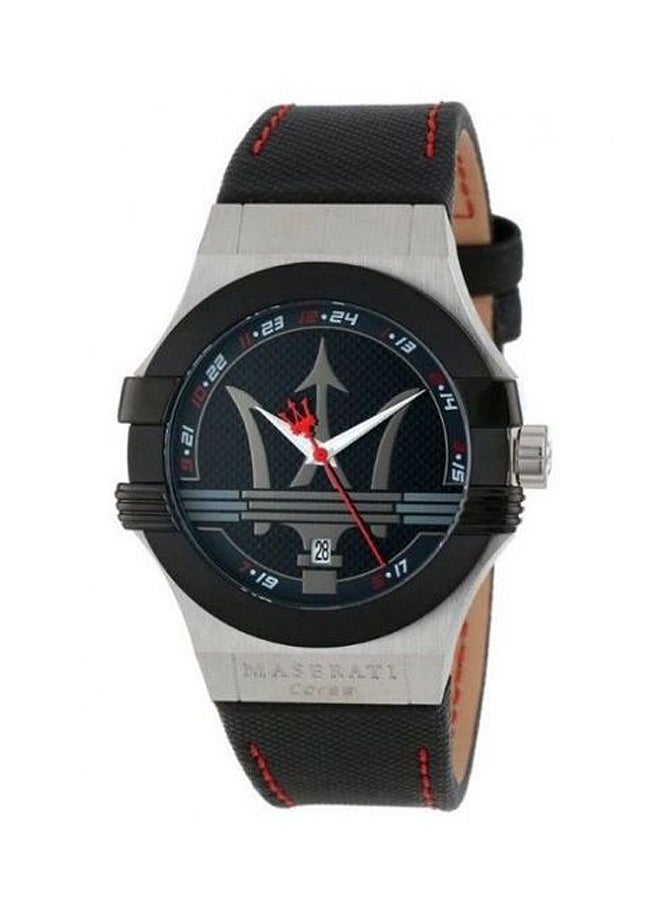 Maserati men Potenza Textile Leather Quartz Watch R8851108001