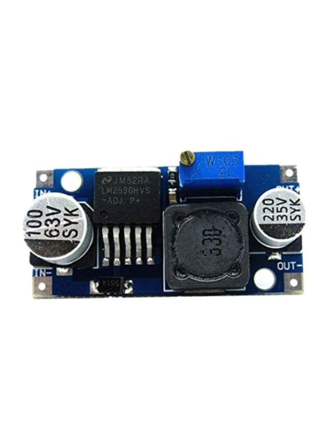 Arduino Step-Down Adjustable Buck Regulator Module Black Blue LM2596HV ...