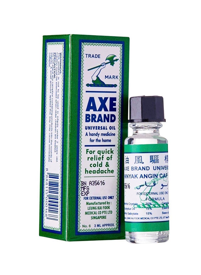 AXE Universal Oil For Cold And Headache 3ml price in Saudi Arabia