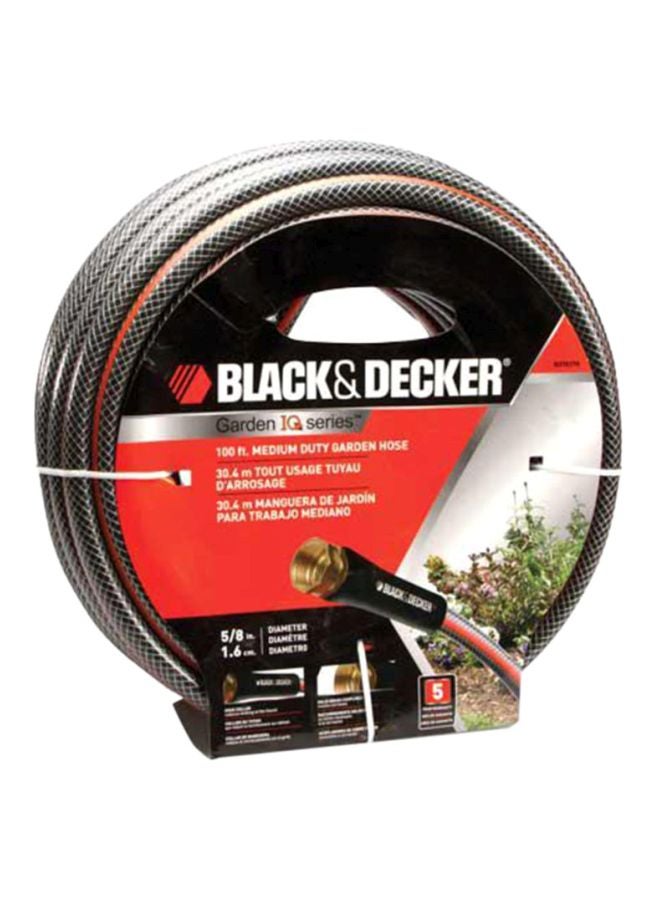 BLACK DECKER IQ Series Medium Duty Hose Pipe Black 30meter price