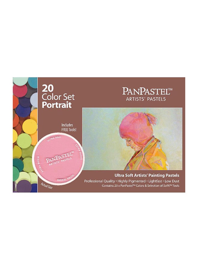 Pan Pastel Portrait 20 Colors price in Saudi Arabia,  Saudi Arabia